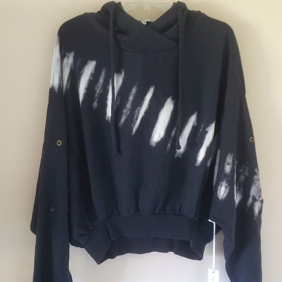 NEW! YOUNG FABULOUS & BROKE Tie Dye Hooded Sweatshirt S/M. - Picture 2 of 6